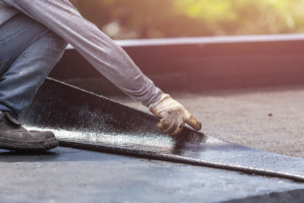 Professional Basement Waterproofing technician working in Flourtown, PA